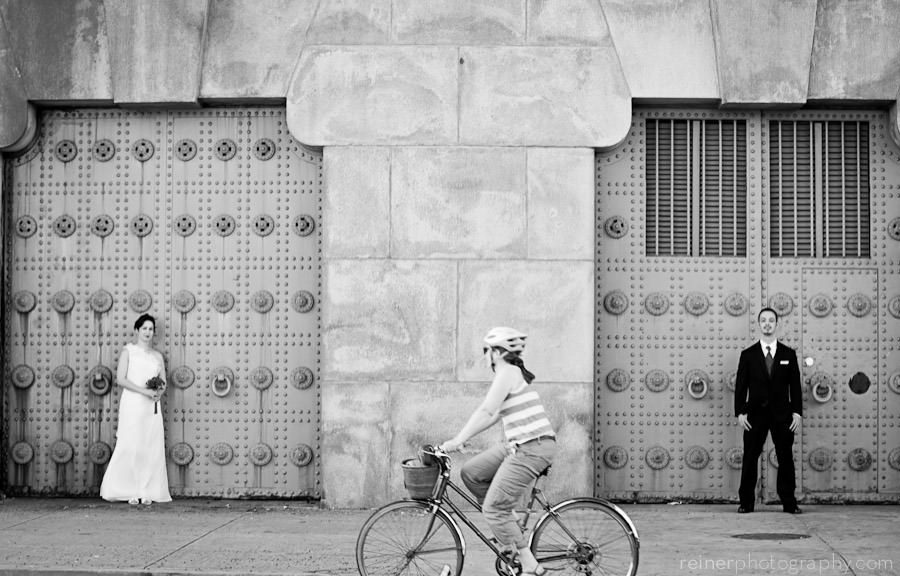 wedding couple at race street pier philadelphia