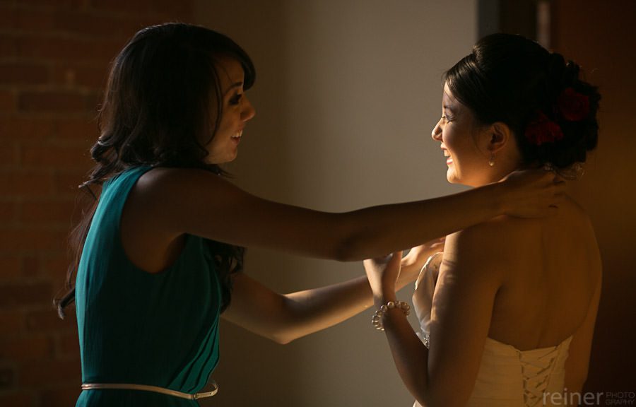 wedding at the Cork Factory Hotel in Lancaster PA Reiner Photography bride getting ready for her wedding at the Cork Factory Hotel in Lancaster PA