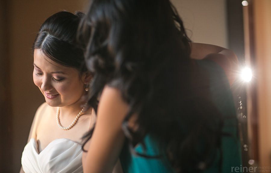 wedding photos at the Cork Factory Hotel bride getting ready for her wedding at the Cork Factory Hotel in Lancaster PA