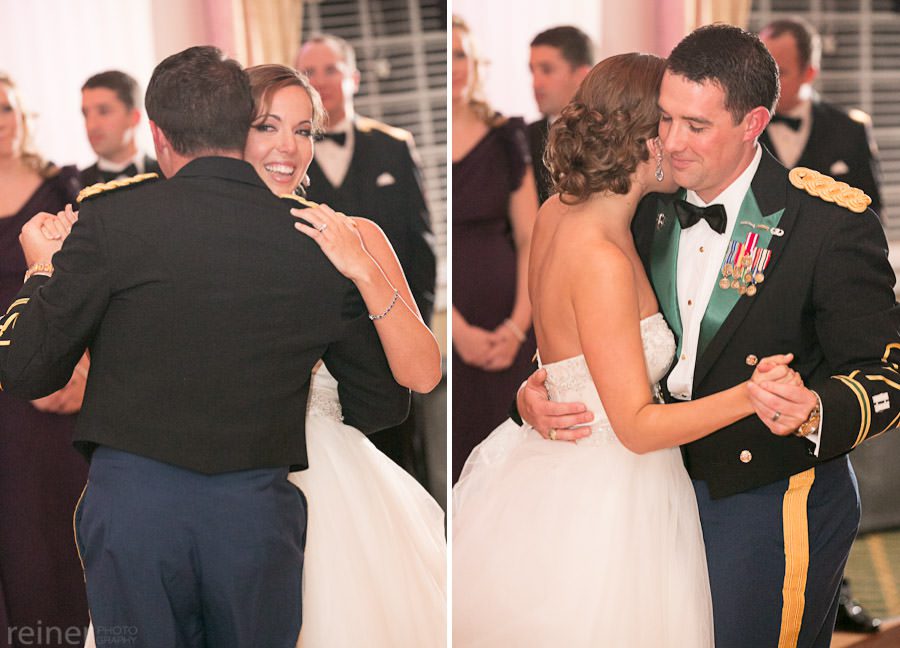 first dance as married couple at Downingtown Country Club wedding