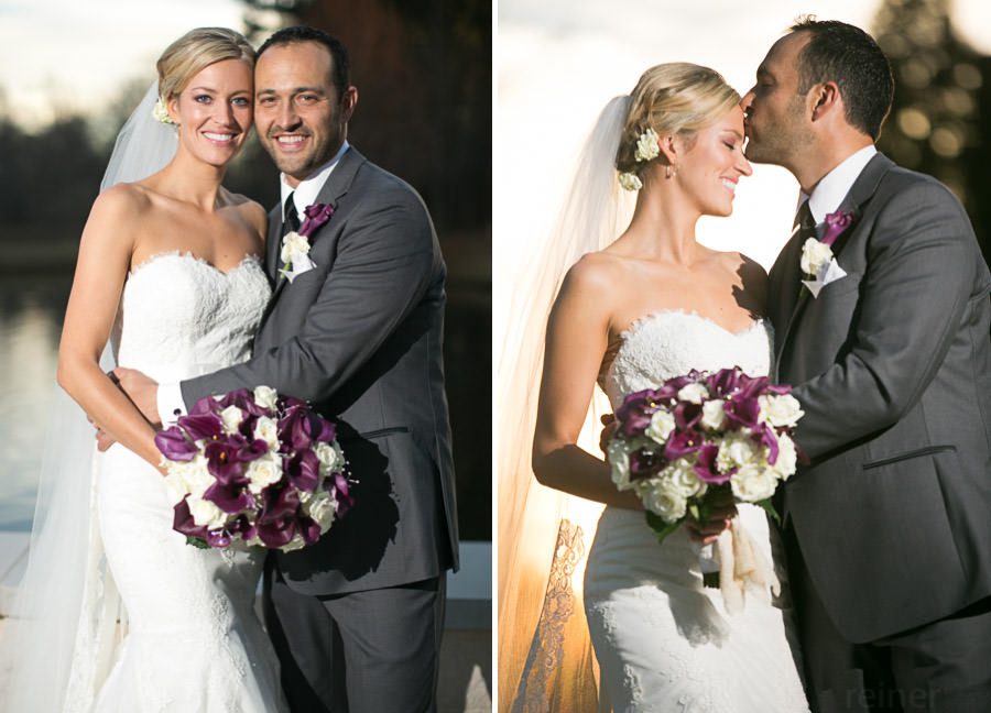 after wedding ceremony, bride and groom get some pictures by wedding photographer Wil Reiner