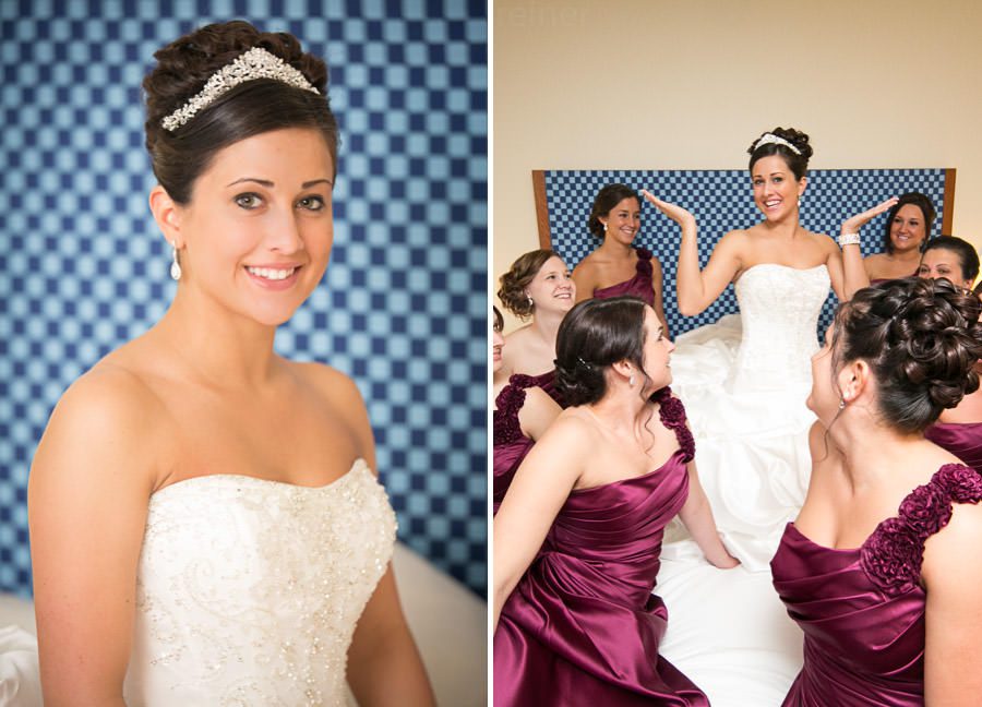 bridesmaids and bride - Allentown PA wedding photos by Reiner Photography