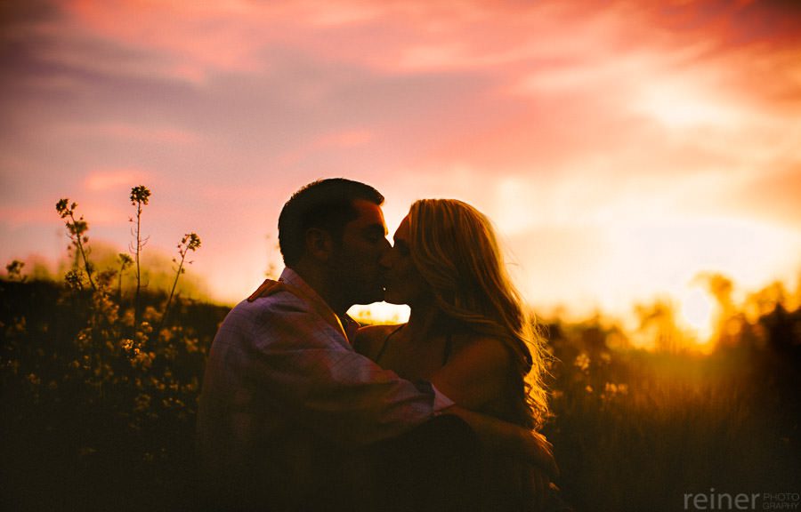 12 - West Chester Engagement Photos - Ashley and Jeff Sunset at Strouds Reserve, West Chester - Reiner Photography - West Chester Engagement Photos