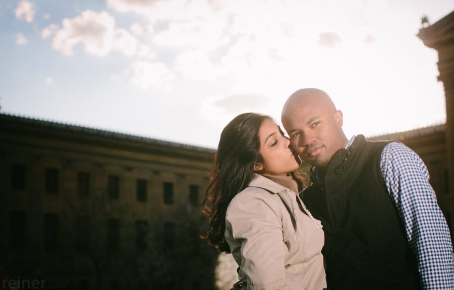Engagement Session at the Philadelphia Museum of Art