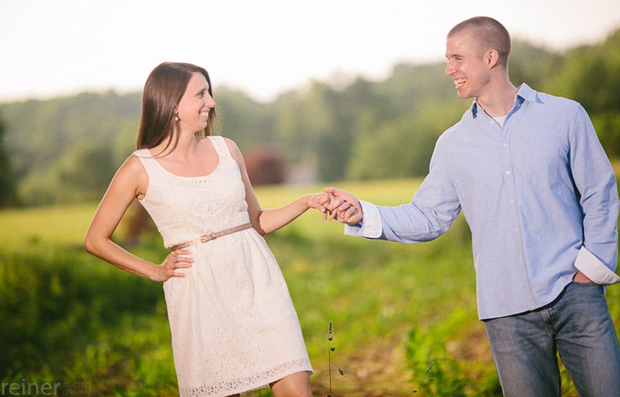 Engagement session near West Chester