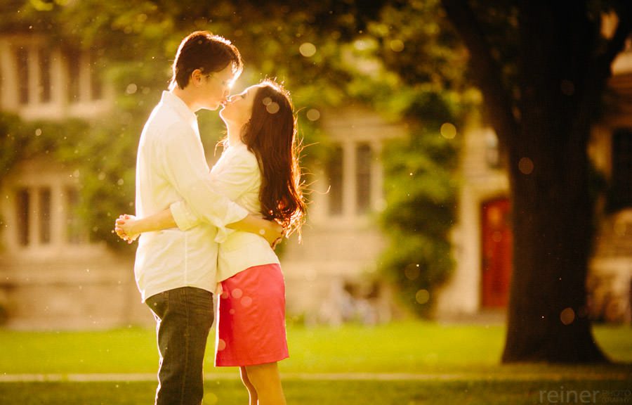 engagement session in Princeton New Jersey by Philadelphia wedding photographers Reiner Photography