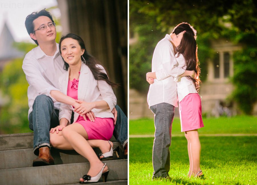 engagement session in Princeton New Jersey by Philadelphia wedding photographers Reiner Photography