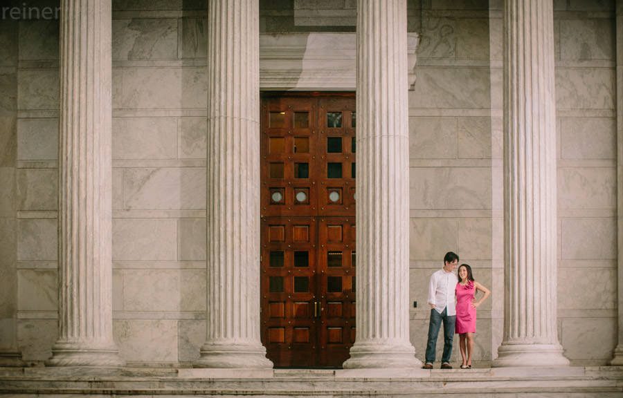 engagement session in Princeton New Jersey by Philadelphia wedding photographers Reiner Photography
