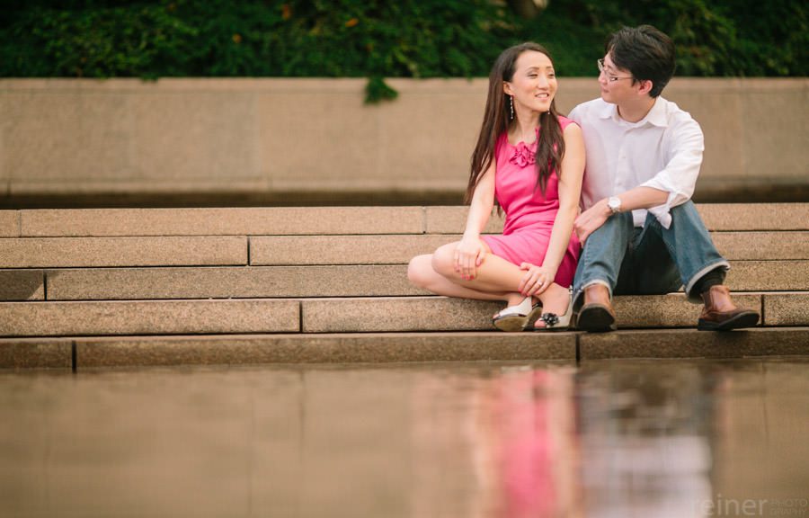 engagement session in Princeton New Jersey by Philadelphia wedding photographers Reiner Photography