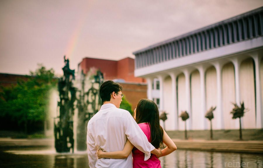 engagement session in Princeton New Jersey by Philadelphia wedding photographers Reiner Photography