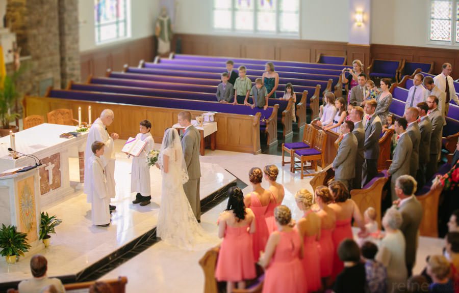 wedding at St Patrick's Church in Malvern Pa by Philadelphia wedding Photographers Reiner Photography