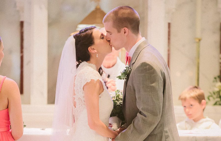 Jen and Mike's wedding at St Patrick's Church in Malvern Pa by Philadelphia wedding Photographers Reiner Photography