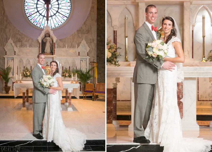 Jen and Mike's wedding at St Patrick's Church in Malvern Pa by Philadelphia wedding Photographers Reiner Photography