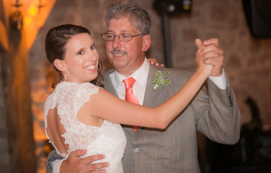 Jen and Mike's wedding reception at Barn on Bridge, by Philadelphia wedding Photographers Reiner Photography