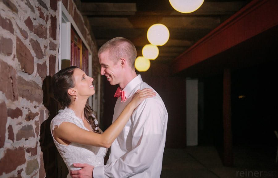 Jen and Mike's wedding reception at Barn on Bridge, by Philadelphia wedding Photographers Reiner Photography