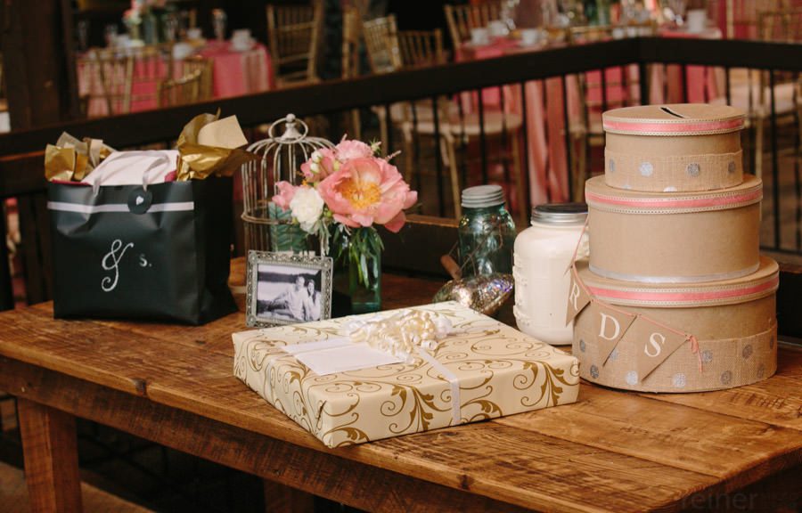 Jen and Mike's wedding reception at Barn on Bridge, by Philadelphia wedding Photographers Reiner Photography