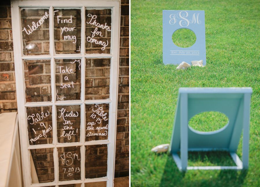 Jen and Mike's wedding reception at Barn on Bridge, by Philadelphia wedding Photographers Reiner Photography