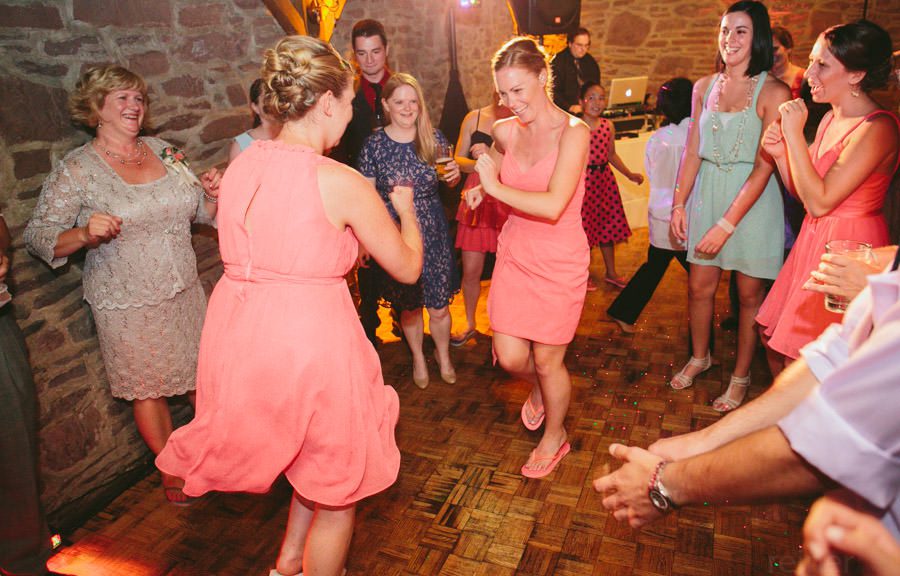 Jen and Mike's wedding reception at Barn on Bridge, by Philadelphia wedding Photographers Reiner Photography