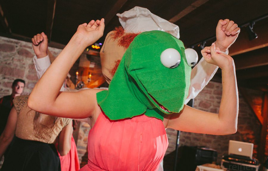 Jen and Mike's wedding reception at Barn on Bridge, by Philadelphia wedding Photographers Reiner Photography