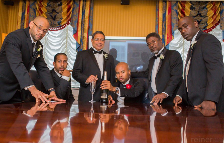 groom getting ready at Philadelphia Wedding at Ritz Carlton Hotel