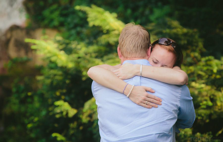 Michael proposing to Naomi - Longwood Gardens Live Engagement Session - Reiner Photography