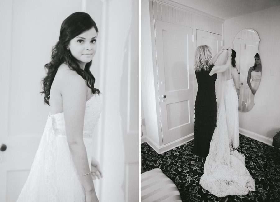 bride getting ready Moorestown Community House Wedding