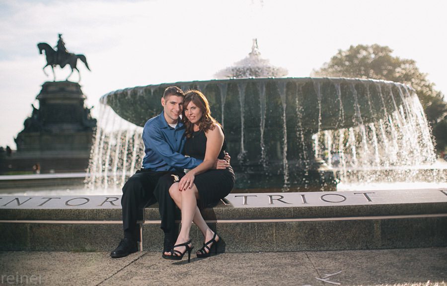 logan square philadelphia engagement photographs