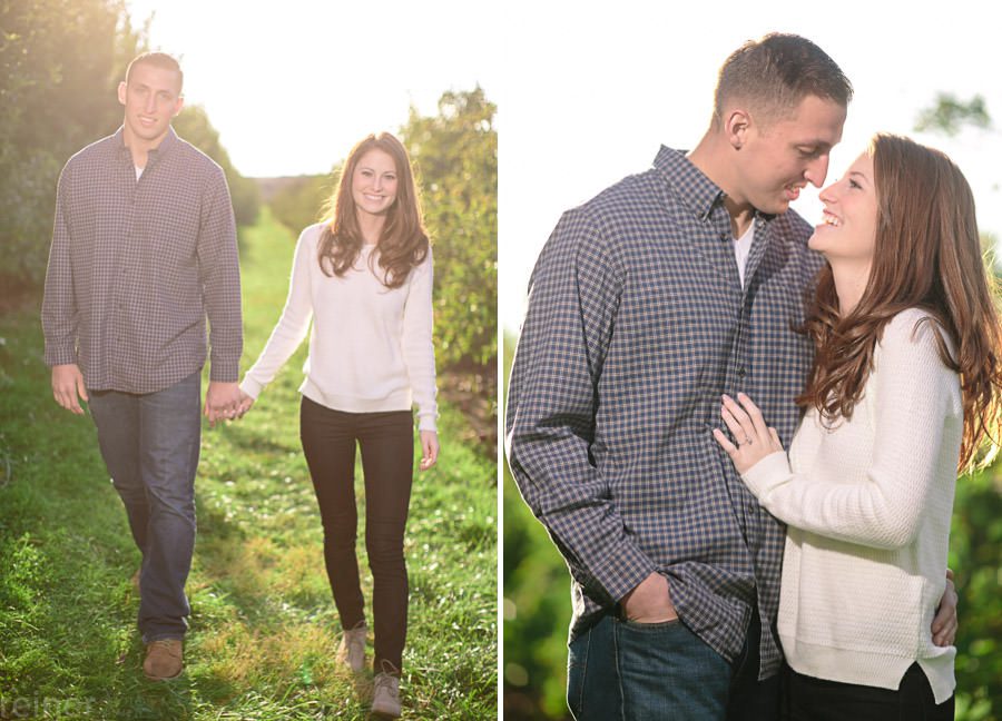 Highland Orchards Engagement Session West Chester Pa