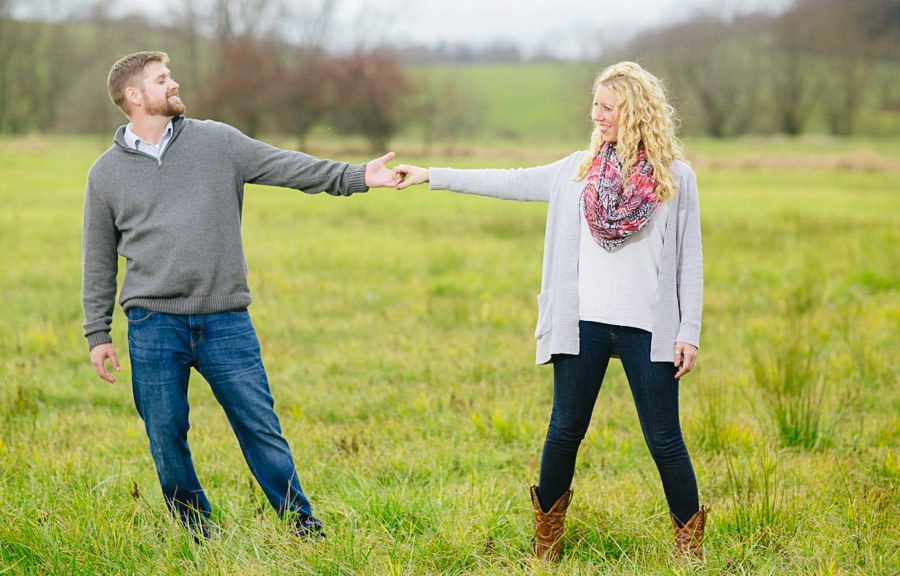 Philadelphia Wedding Photographers - Engagement session in West Chester