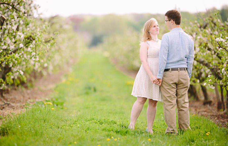 Highland Orchards West Chester PA Engagement Session