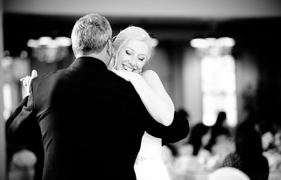 Chester Valley Golf Club Wedding - bride and father dance
