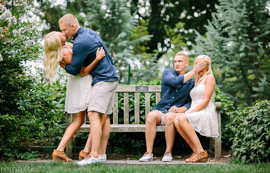 engagement photos near the Art Museum in Philadelphia