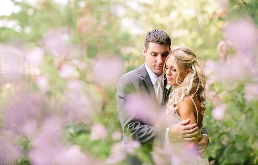 Bride & Groom portrait before their wedding at the Dupont Country Club
