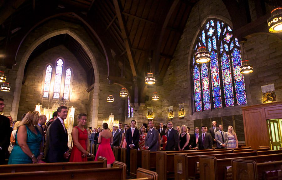 Wedding at St. Agnes Parrish in West Chester PA