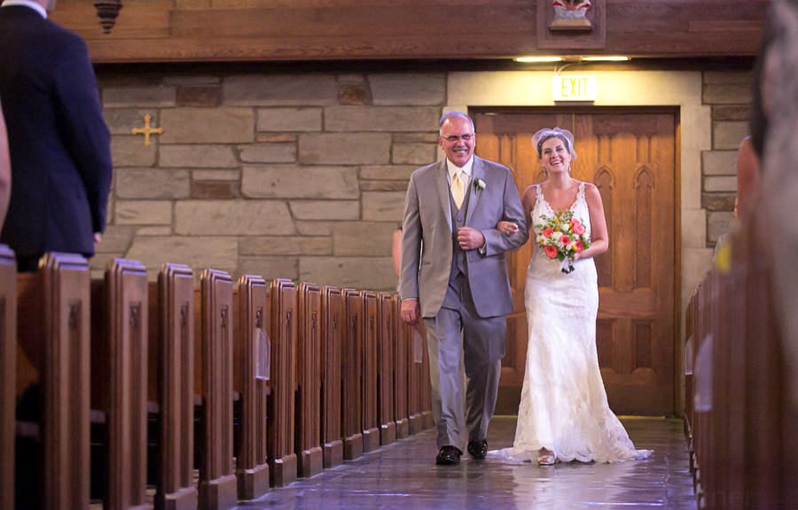 Wedding at St. Agnes Parrish in West Chester PA