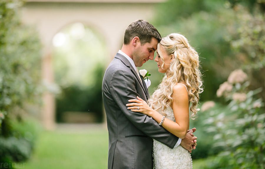 Natural light portrait - bride and groom before wedding