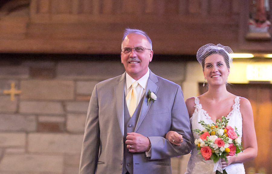 Wedding at St. Agnes Parrish in West Chester PA