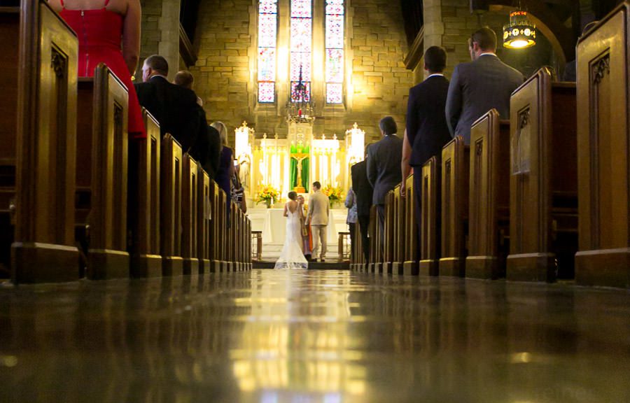 Wedding at St. Agnes Parrish in West Chester PA