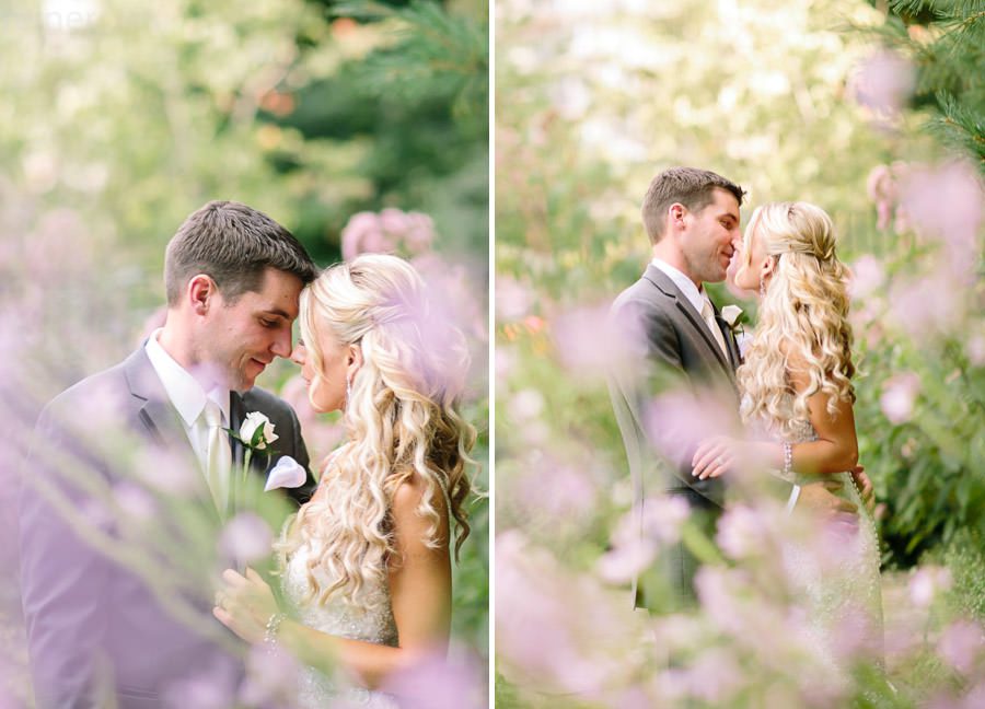 beautiful bride and groom photos in garden