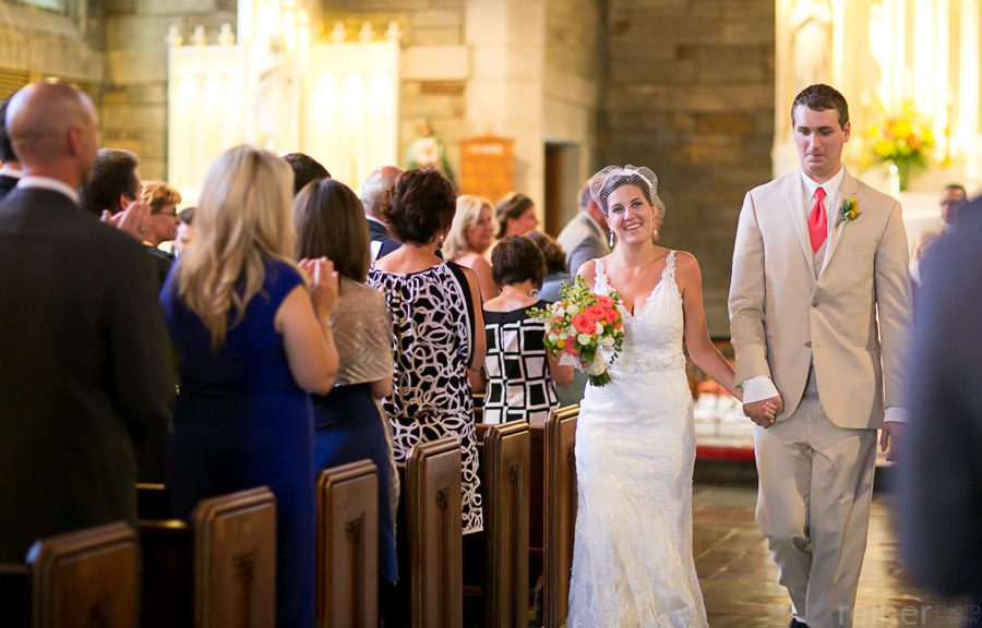 Wedding at St. Agnes Parrish in West Chester PA