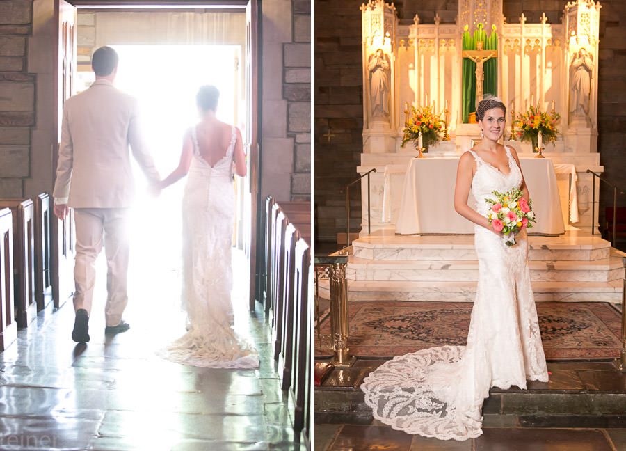 Wedding at St. Agnes Parrish in West Chester PA