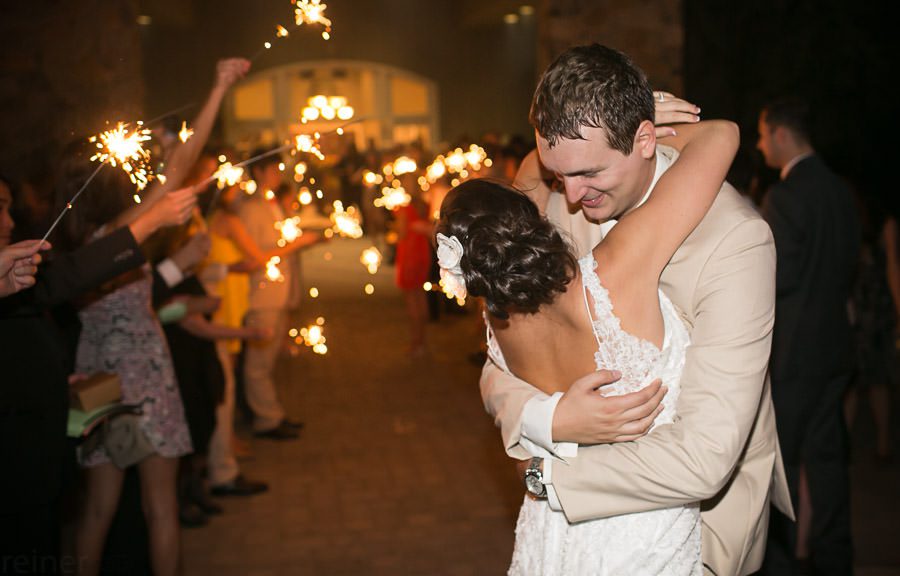 Sparkler Exit - Wedding at Downingtown Country Club