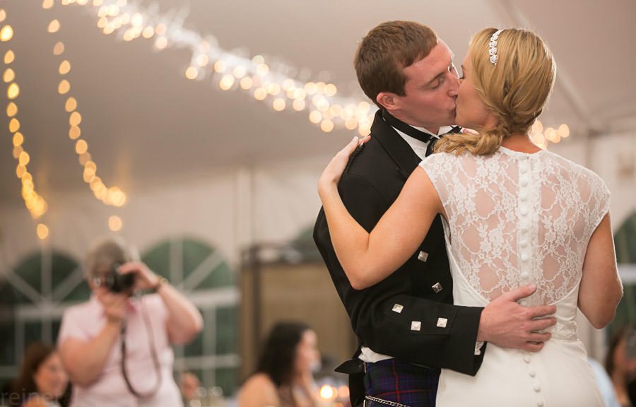 bride and groom's first dance