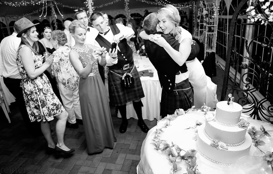 Bride and Groom at their reception