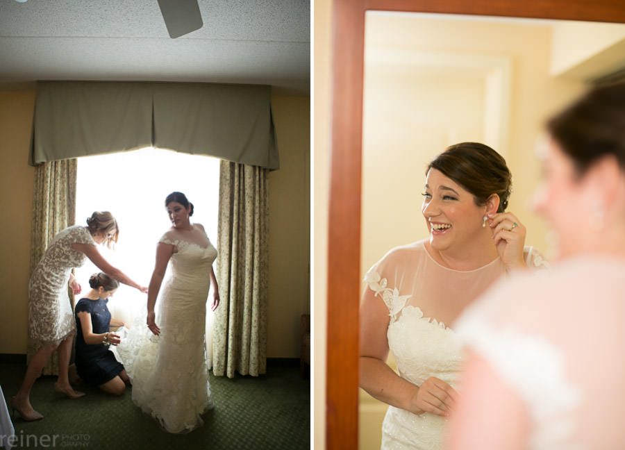 bride getting ready