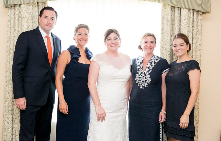 bride and her siblings (before the wedding) 