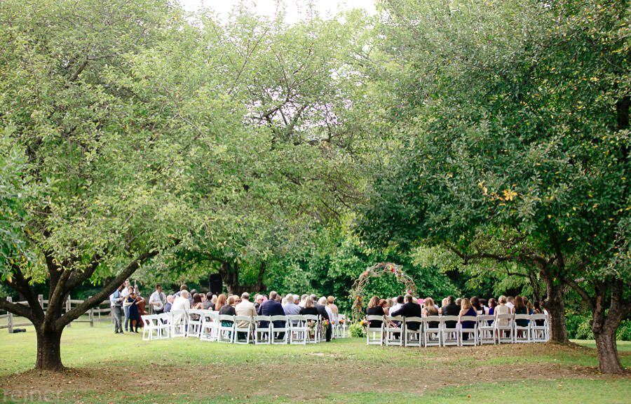 Wedding at John James Audubon Center - Wedding ceremony