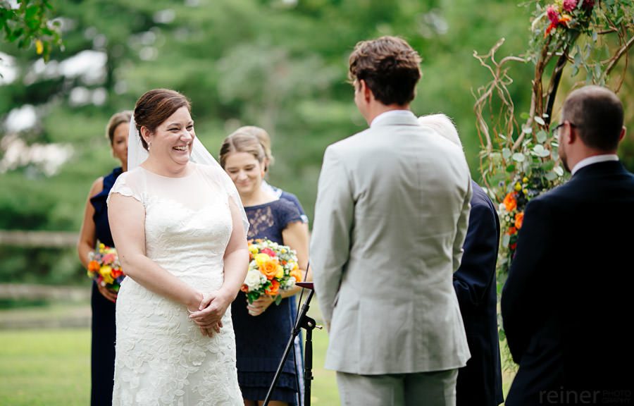 outdoor wedding ceremony 