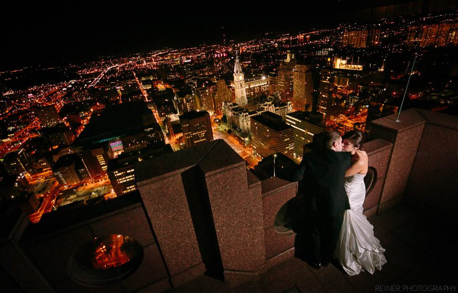 00 Top of the Tower WEDDING - the Vista Room at Top of the Tower 1717 Arch Street, Philadelphia - Melissa & Jeff by Reiner Photography