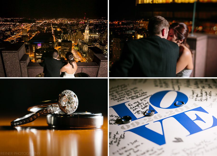 33 Top of the Tower WEDDING - the Vista Room at Top of the Tower 1717 Arch Street, Philadelphia - Melissa & Jeff by Reiner Photography